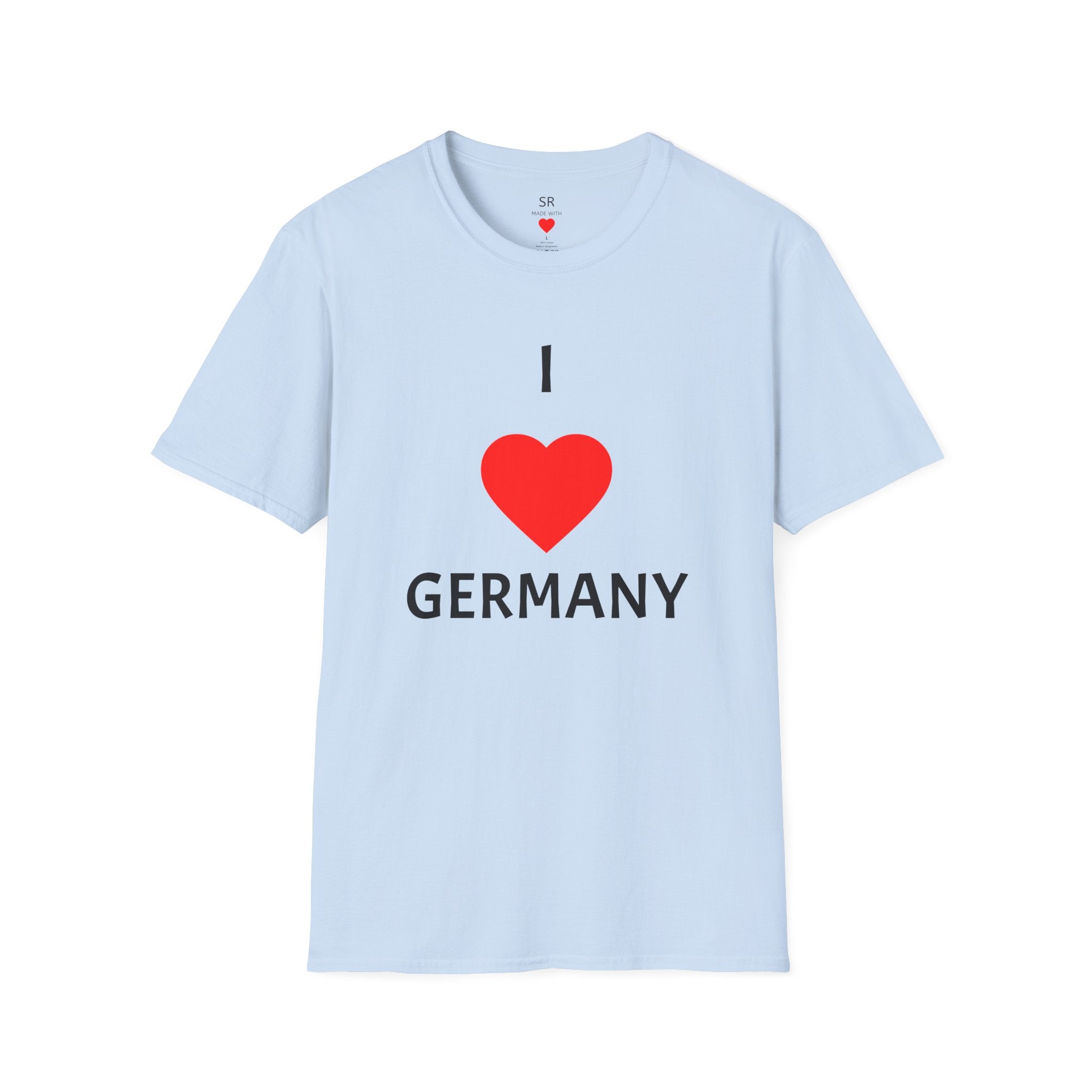 I ❤️ Germany T-Shirt – Clean Travel & Pride Tee (Unisex, viele Farben)