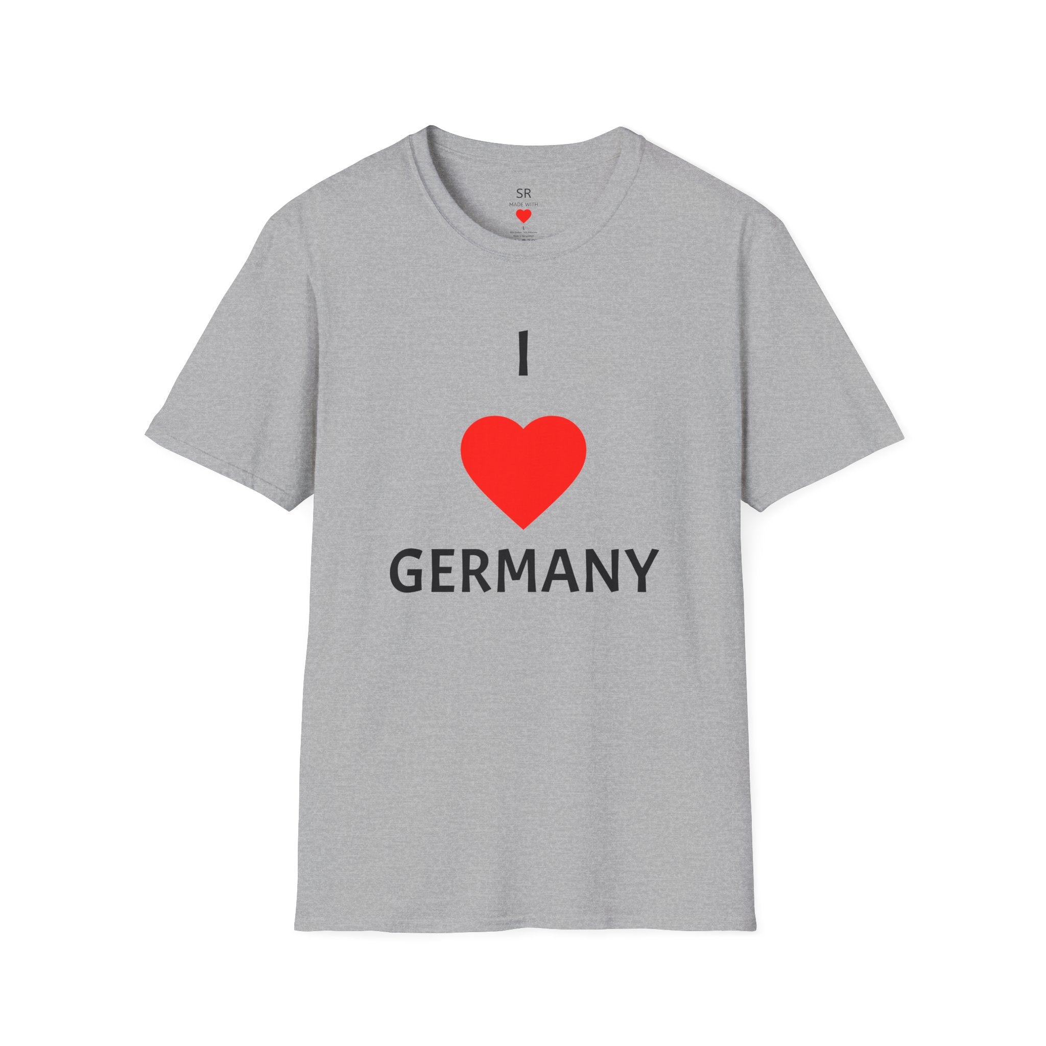 I ❤️ Germany T-Shirt – Clean Travel & Pride Tee (Unisex, viele Farben)