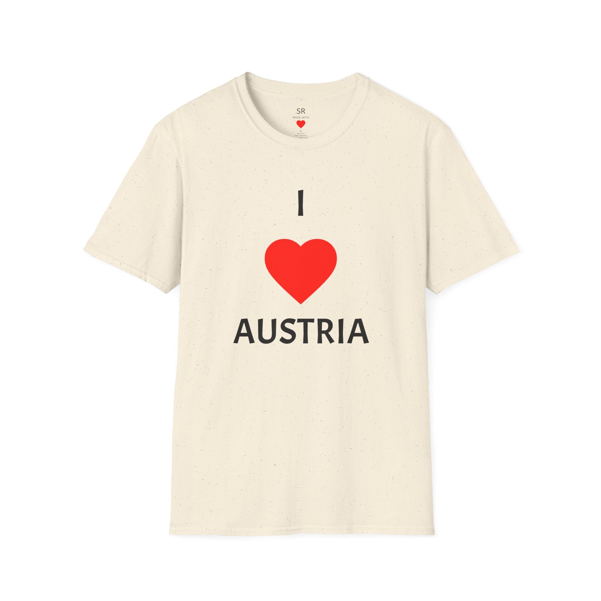 I ❤️ Austria T-Shirt – Clean Travel & Pride Tee (Unisex, viele Farben)