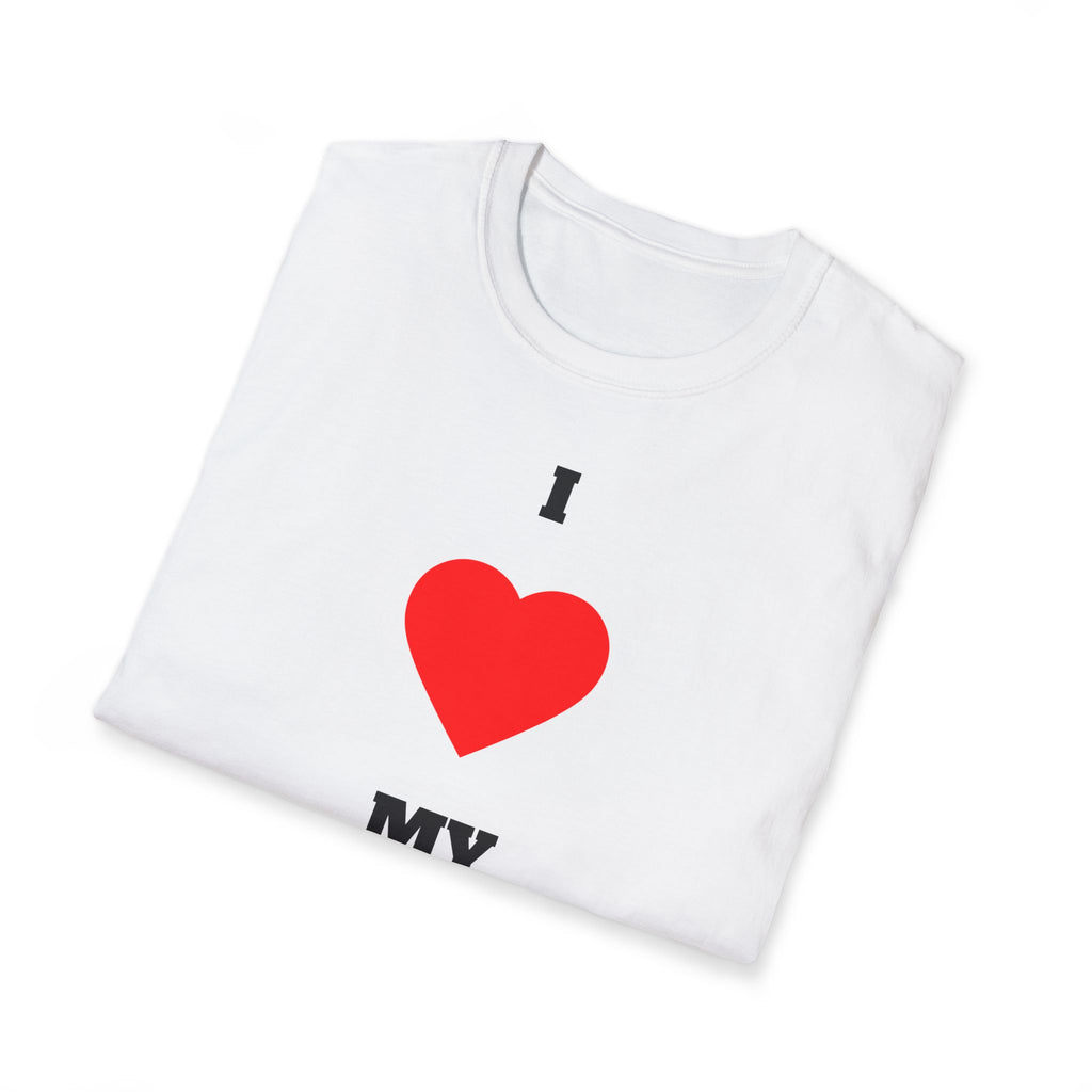 I ❤️ My Girlfriend T-Shirt – Cleanes Couple-Statement in Weiß