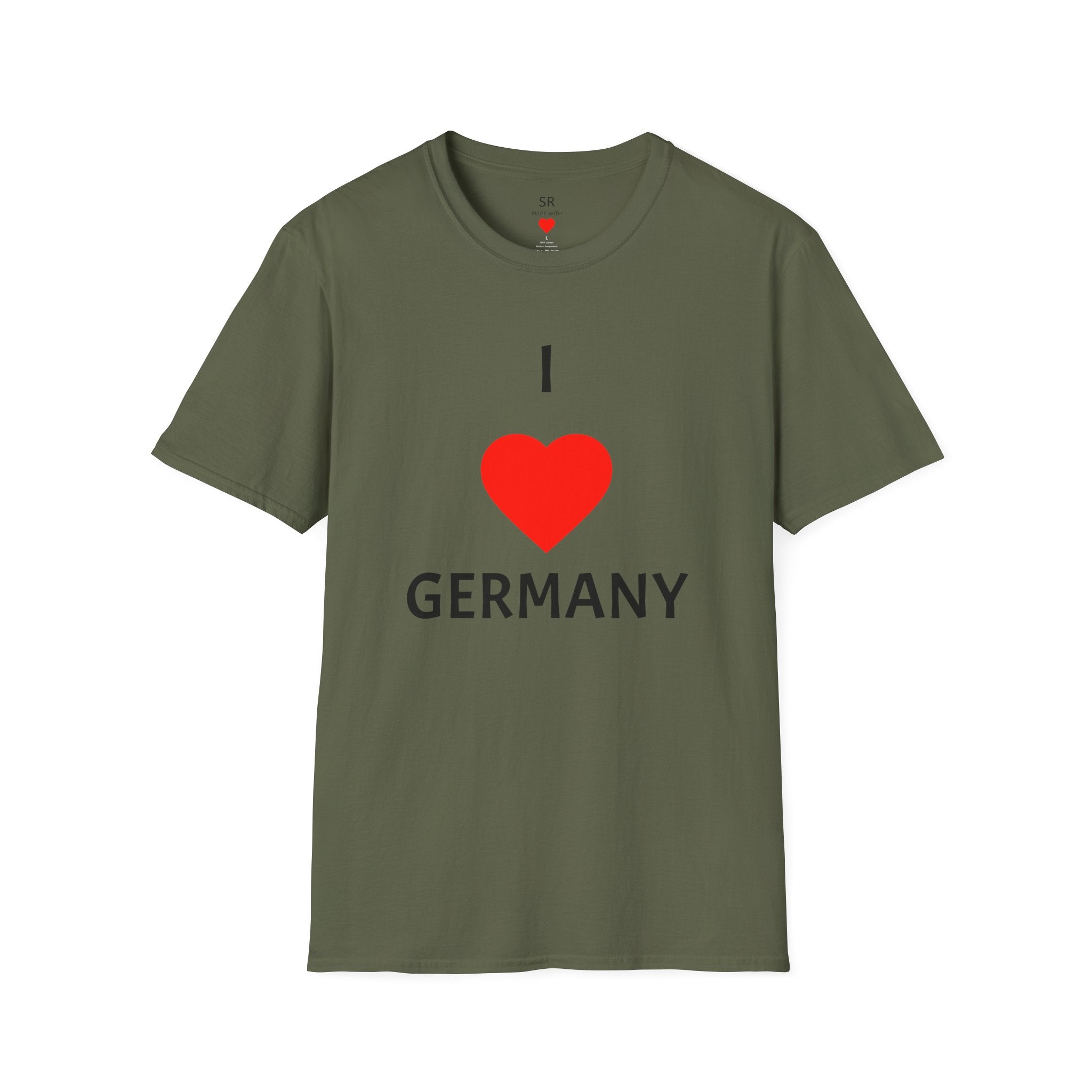 I ❤️ Germany T-Shirt – Clean Travel & Pride Tee (Unisex, viele Farben)