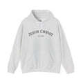 JESUS CHRIST Hoodie – Clean Faith Statement mit Cross Backprint (Unisex)