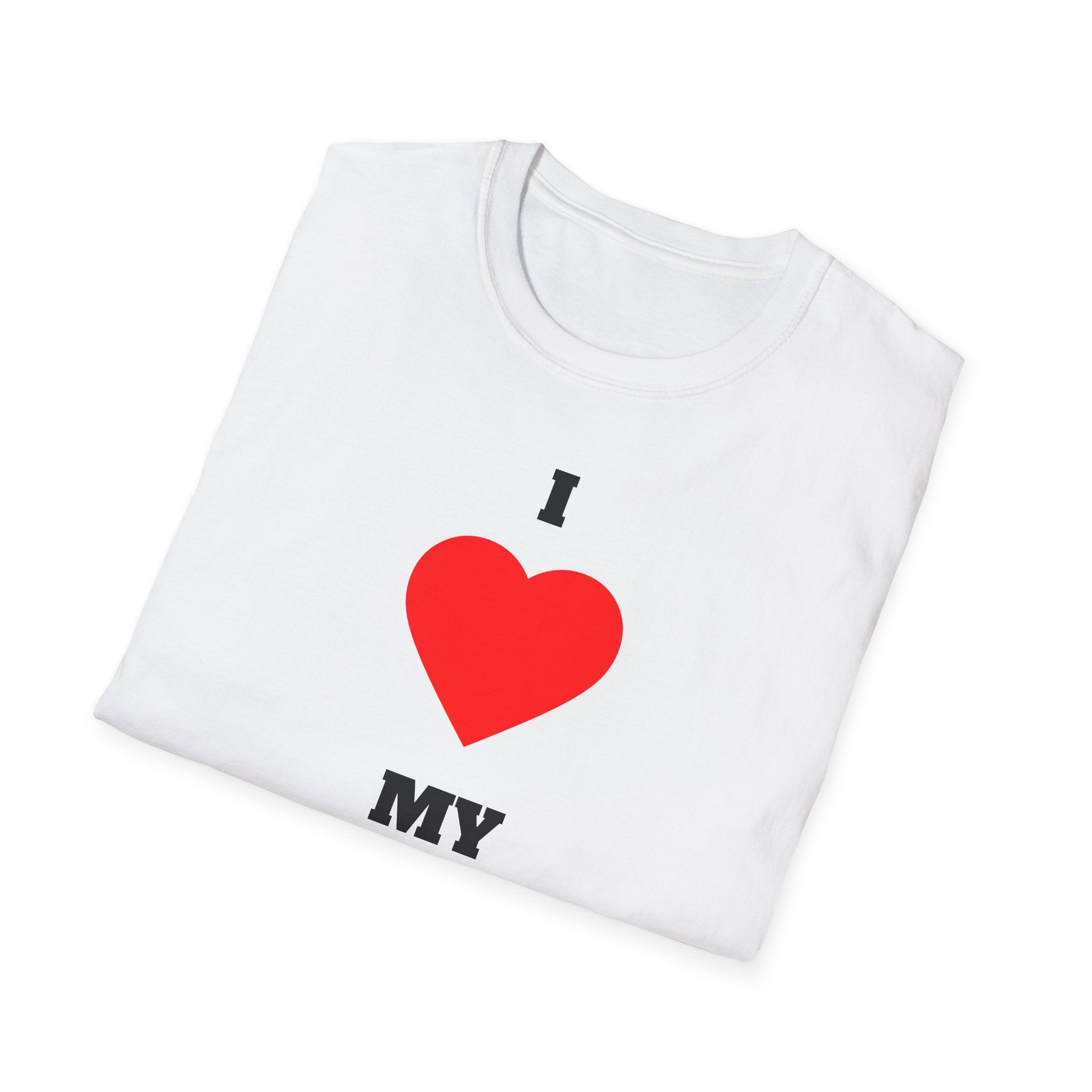 I ❤️ My Boyfriend T-Shirt – Cleanes Couple-Statement in Weiß