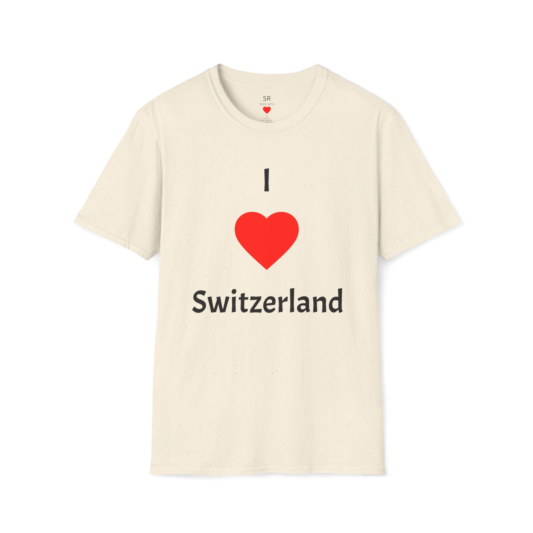 I ❤️ Switzerland T-Shirt – Clean Travel & Pride Tee (Unisex, viele Farben)