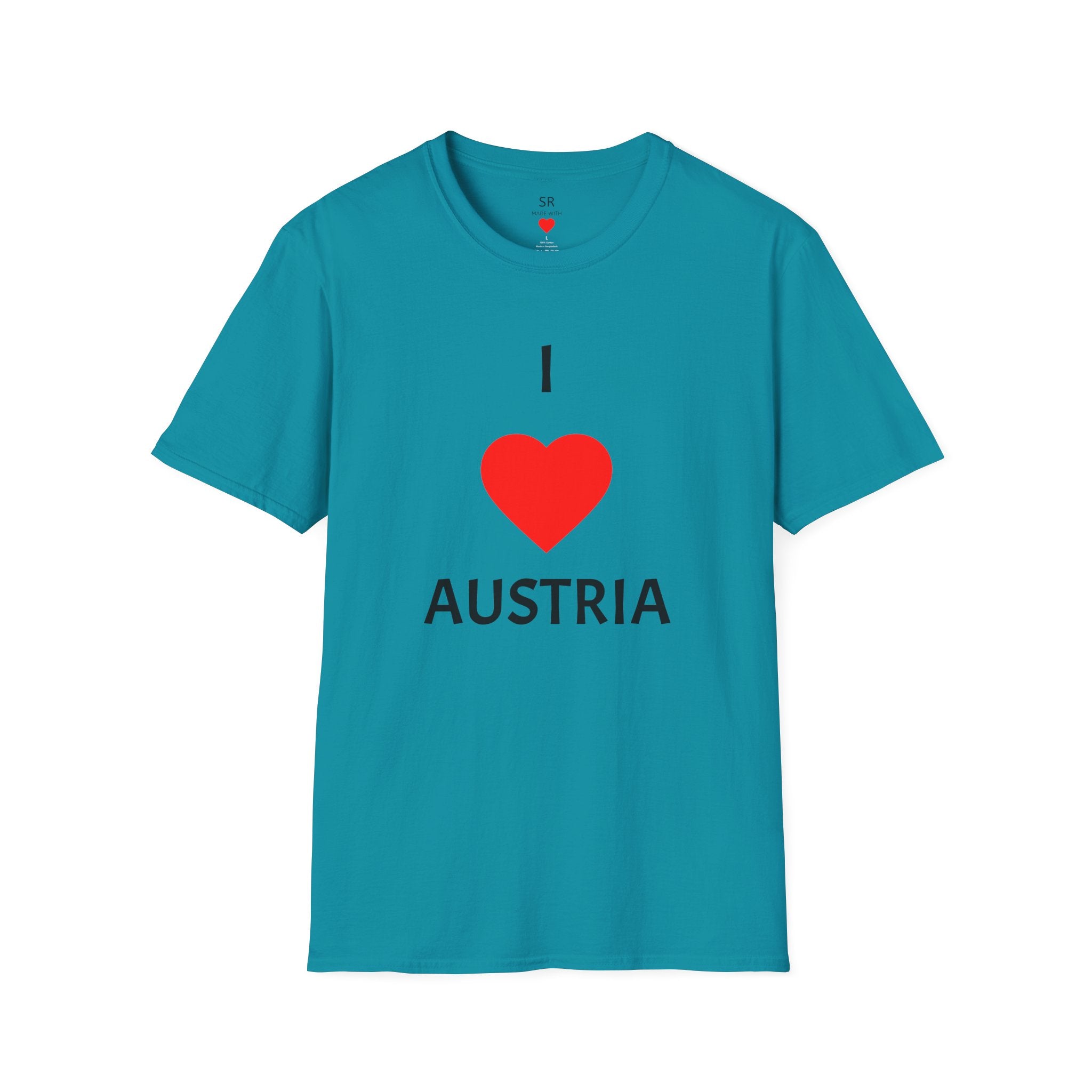 I ❤️ Austria T-Shirt – Clean Travel & Pride Tee (Unisex, viele Farben)