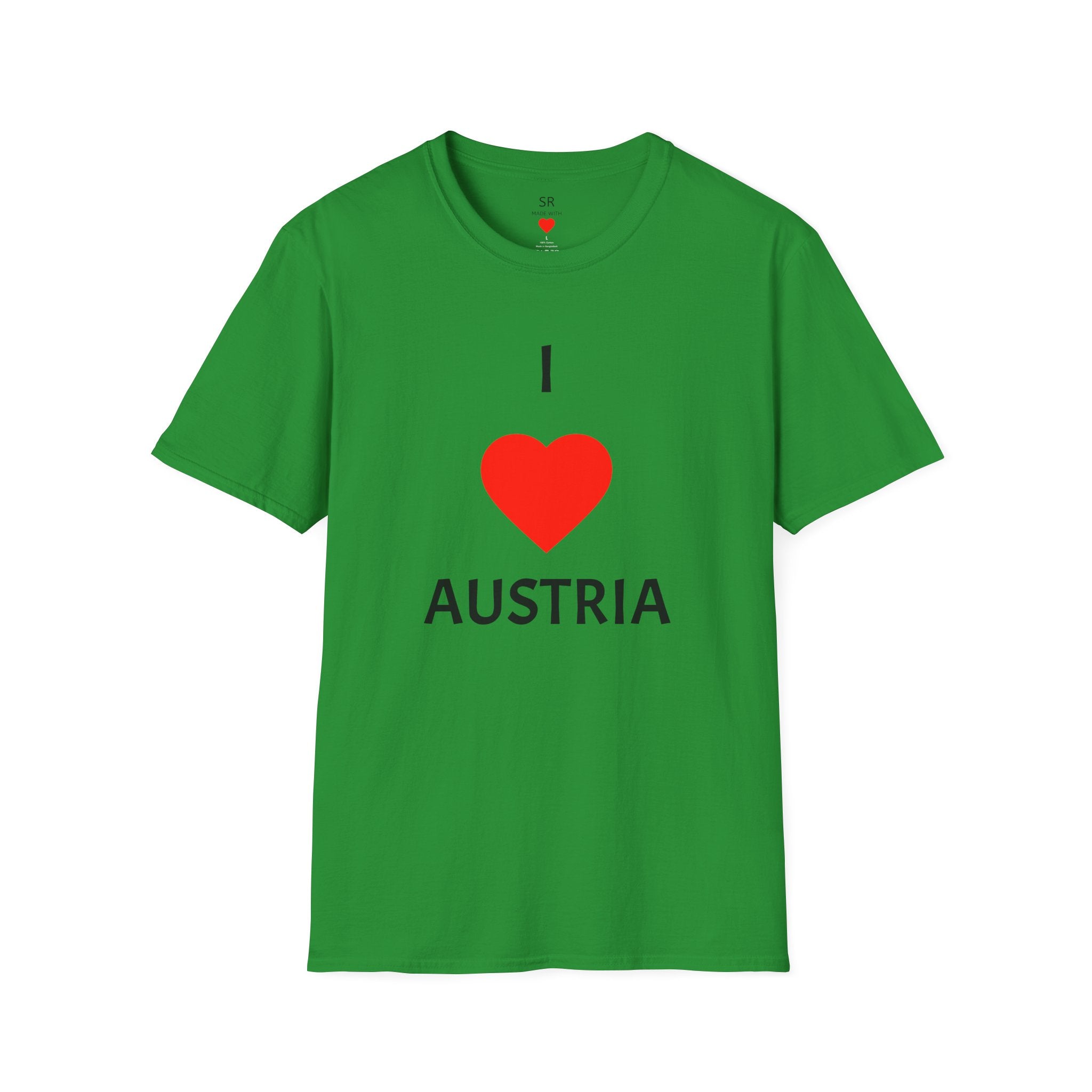 I ❤️ Austria T-Shirt – Clean Travel & Pride Tee (Unisex, viele Farben)