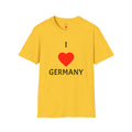 I ❤️ Germany T-Shirt – Clean Travel & Pride Tee (Unisex, viele Farben)