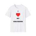 I ❤️ My Girlfriend T-Shirt – Cleanes Couple-Statement in Weiß