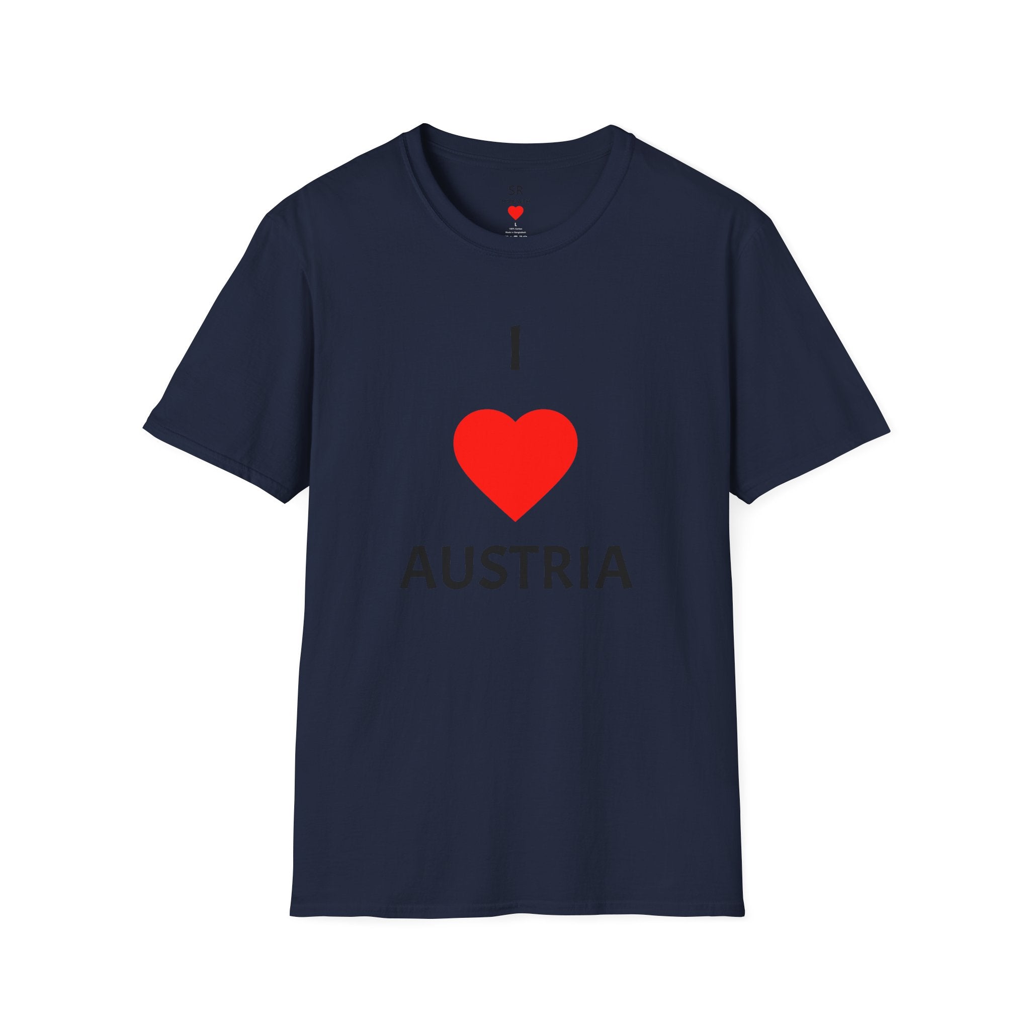 I ❤️ Austria T-Shirt – Clean Travel & Pride Tee (Unisex, viele Farben)
